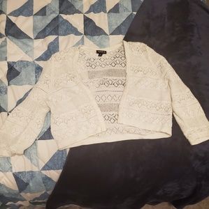 Torrid Shrug Cardigan With 3/4 Sleeve
